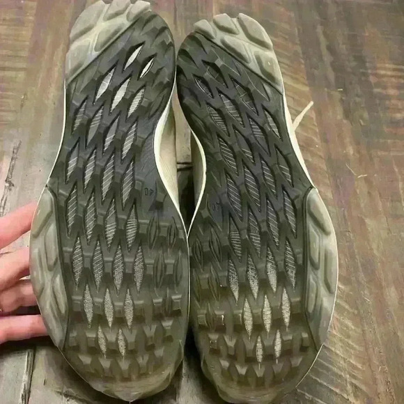 Ecco Golf Hybrid 3 Biom Gor Tex Yak Leather Golf Shoe Beige Size 40 Extra Width - Picture 10 of 10